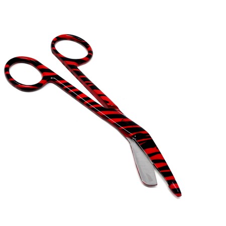 A2Z Scilab Red Zebra Full Coated Pattern Color Lister Bandage Scissors 5.5" A2Z-ZR025